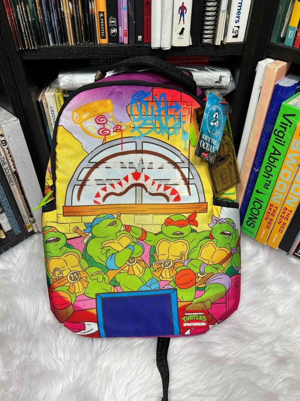 SPRAYGROUND X TMNT BACK PACK / BOOK BAG TEENAGE MUTANT NINJA TURTLES